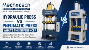 Read more about the article Hydraulic Press vs Pneumatic Press: What’s the Difference?