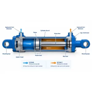 Hydraulic Cylinder Diagram